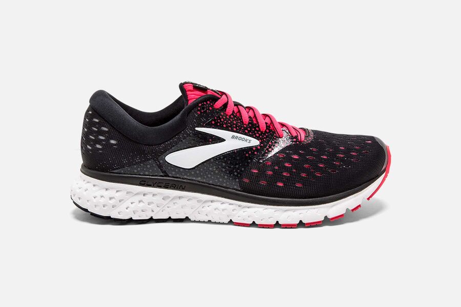 Zapatillas Running Brooks Glycerin 16 Mujer Negras España ECVY06385
